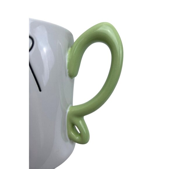 Disney Tinker Bell Mug Rae Dunn Artisan Collection Green Wing Handle - Picture 6 of 6